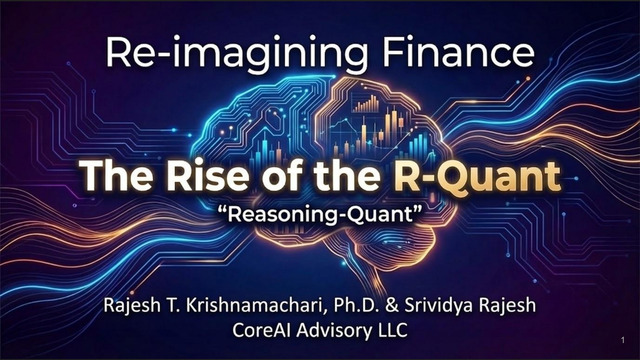 Re-Imagining Finance: The Rise of the Reasoning-Quant